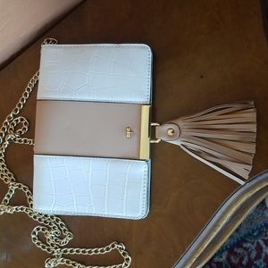 Kate Landry Chain Faux Leather Shoulder/Clutch